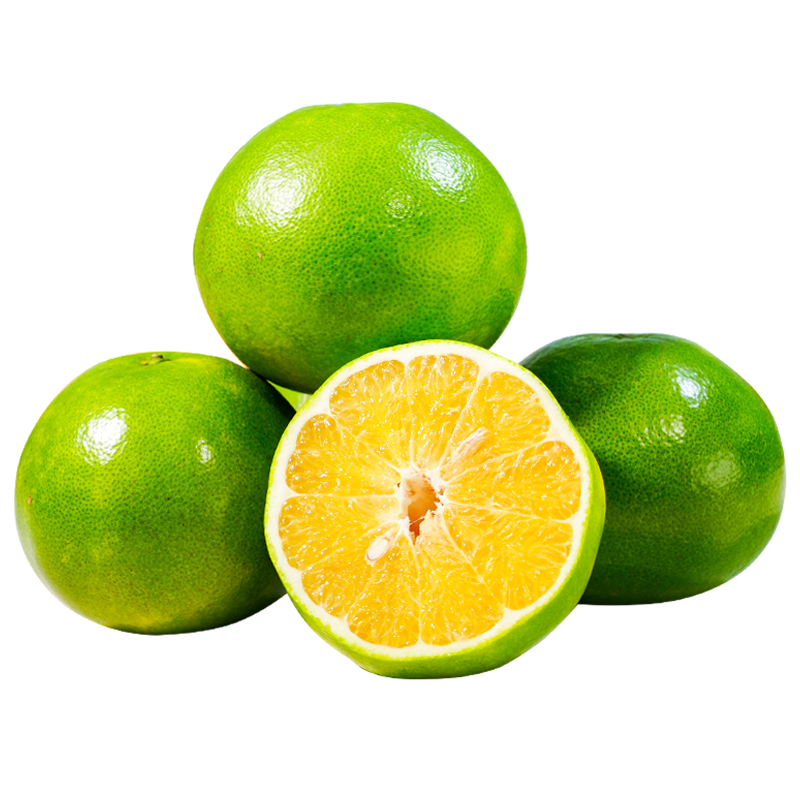 京觅福建青皮爆汁葡萄柚 单果300g起8.5斤装 约10-14个  送榨汁器