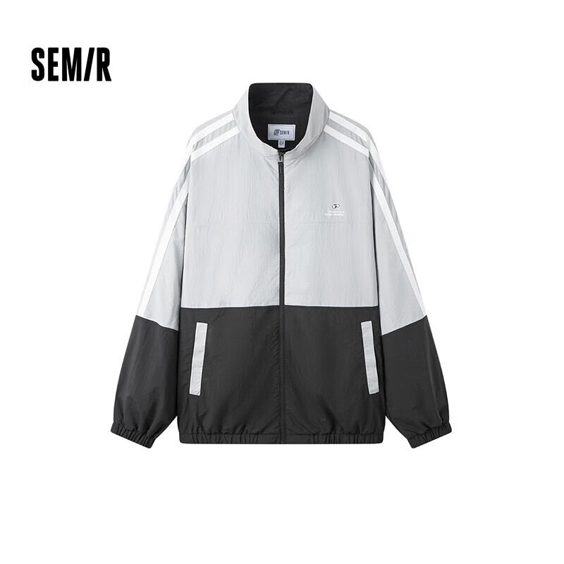 森马（Semir）【夹克合辑】外套男士简约夹克百搭通勤外套情侣款 [A款]灰色调00322 L