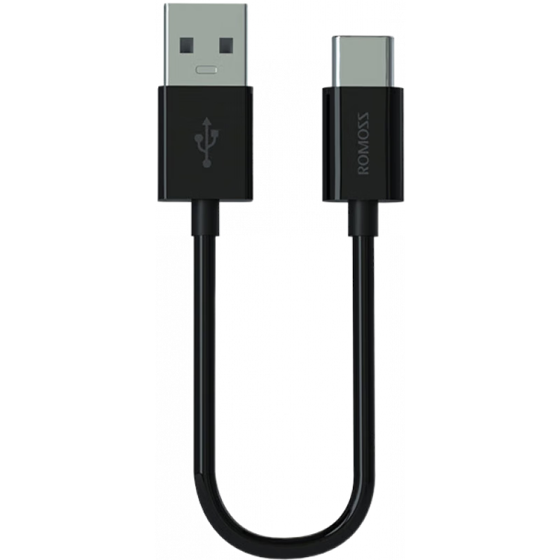 羅馬仕Type-c安卓數(shù)據(jù)線加長手機(jī)充電線3A閃充短5A通用快充nova4p20p30pro榮耀8Xv10mate20手機(jī)9 0.2米3A快充黑色