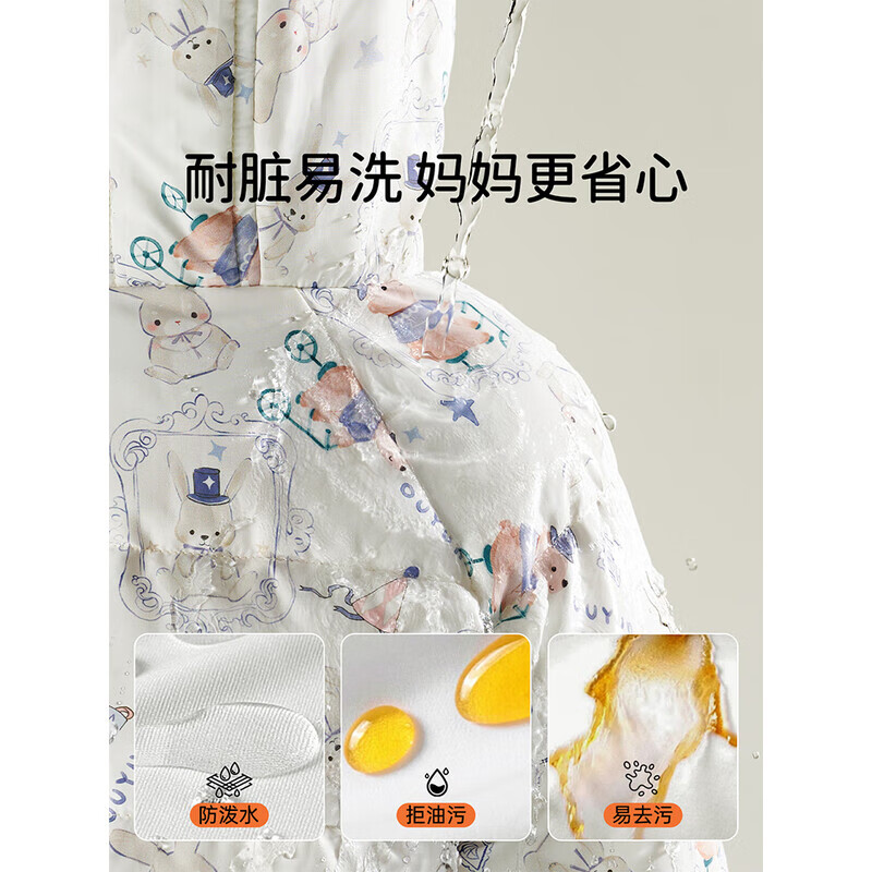 欧孕宝宝棉服冬季2025新款加厚加绒夹棉儿童棉衣男童女童棉袄棉外套  萌小鹿 80 cm【参考身高73cm-80cm】