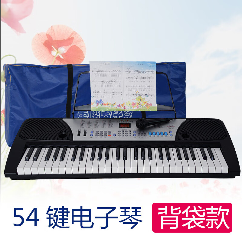 XINYUN新韻XY-833電子琴 54鍵數碼鋼琴鍵成人兒童初學(xué)入門(mén)教 新韻XY-833
