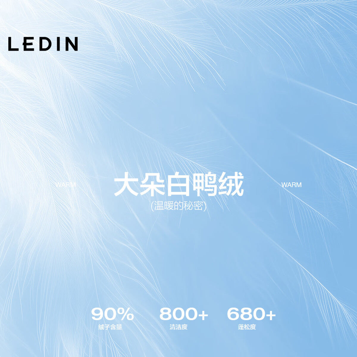 乐町【商场同款】狐狸毛羽绒服女装带手套保暖柔软外套C1ACF4401 蓝2 S