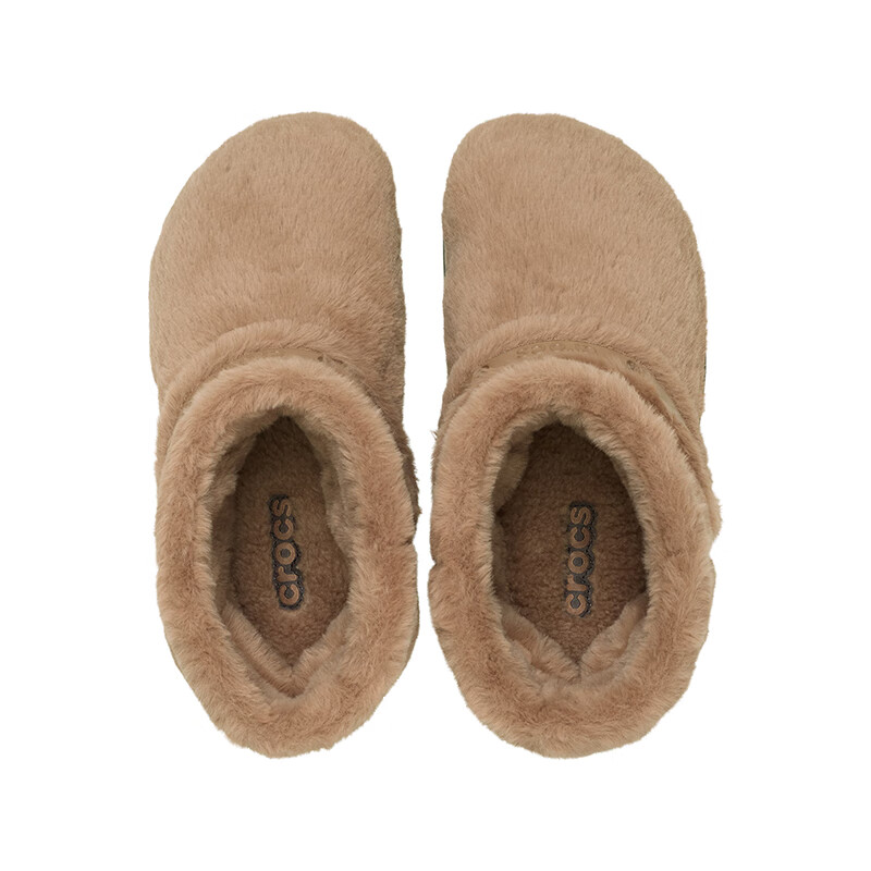 CROCS卡骆驰白鹿同款经典雪绒靴保暖百搭舒适棉鞋|211743 巧克力色-2JJ 37 (230mm) /38