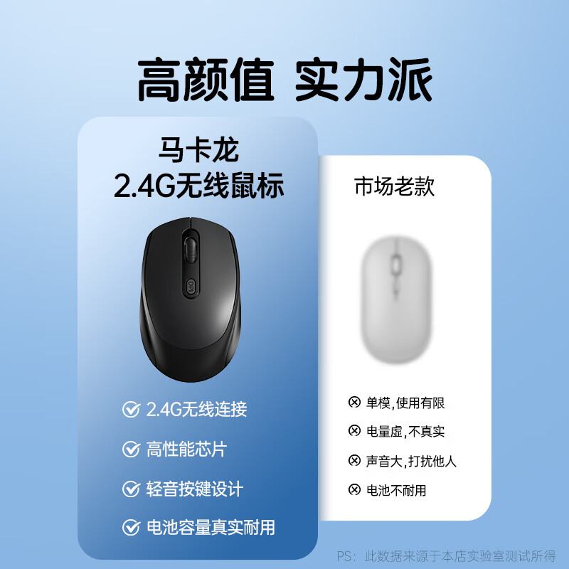 JCZS无线鼠标蓝牙轻音家用商务办公可充电笔记本台式电脑电竞游戏通用 炫酷黑【无线版】电池款/按键静音