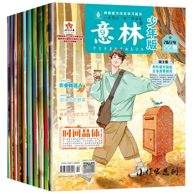 意林 少年版 杂志订阅2022年13-22期（全10册）青春励志儿童文学课外阅读期刊