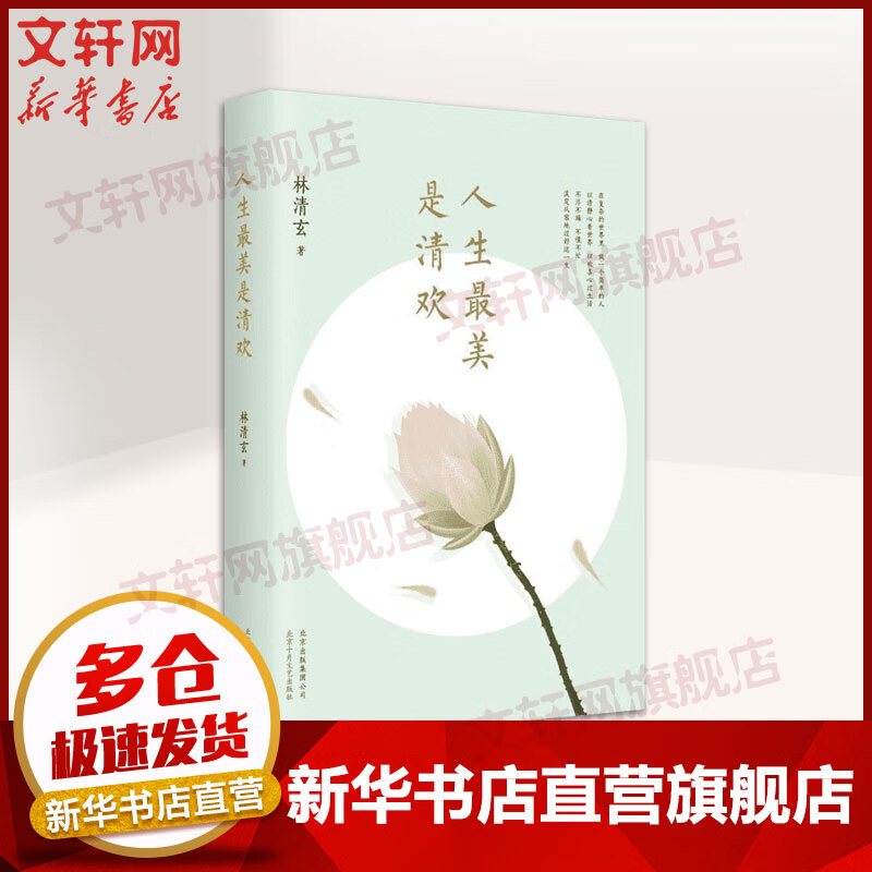 人生最美是清欢 林清玄散文作品精选集代表作 推荐孤独是生命的礼物 人生幸好有别离