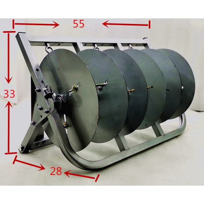 电线放线架带轮子可折叠加厚放线神器BV线三线多线家装线电工工具 四盘放线器拉车款