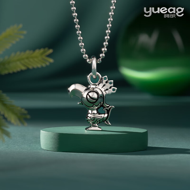 銅師傅閱銀 飾品 小神鳥項(xiàng)鏈女款 新國(guó)潮925銀吊墜女首飾 送女友禮物