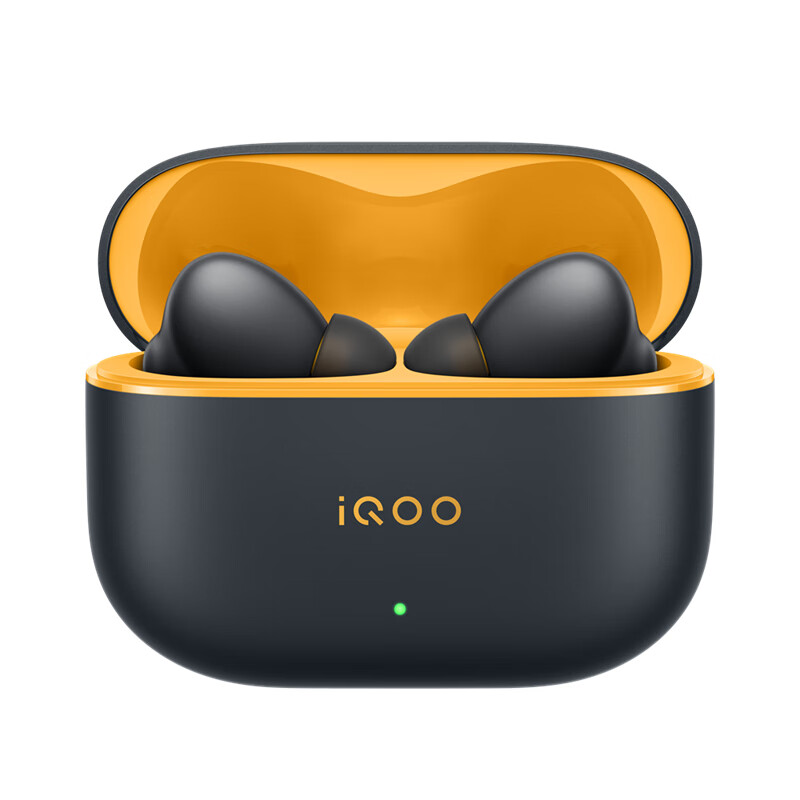 vivo iQOO TWS 5 竞速黄 国家补贴60dB旗舰降噪 42ms全链路游戏低延迟 Monster Sound电竞声效