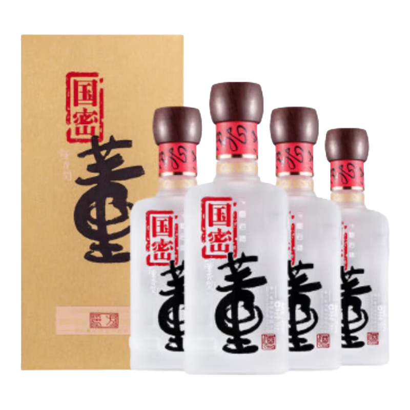 董酒 國密 方印 董香型白酒 54度 500ml*4瓶 整箱裝