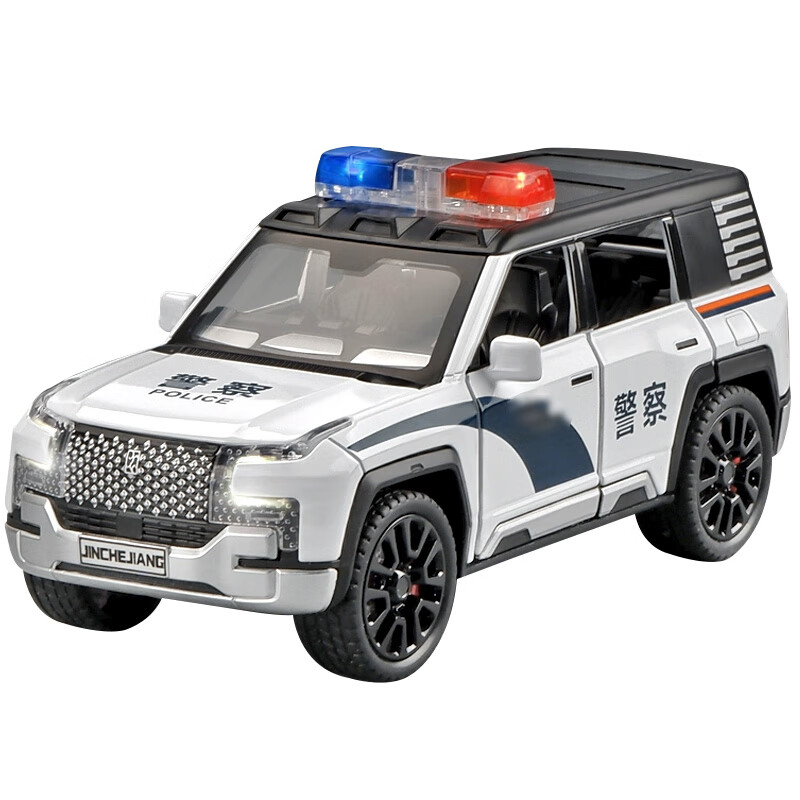驰誉玩具 仰望U8越野车警车玩具汽车模型仿真合金车模玩具车男孩礼物