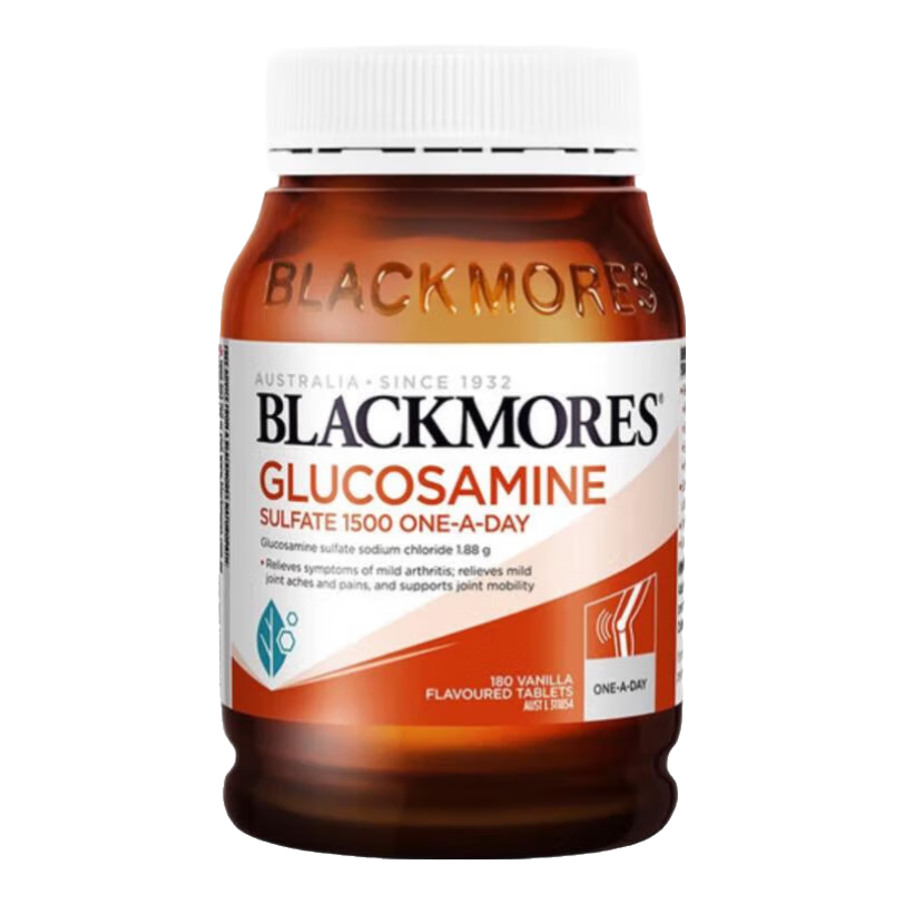 BLACKMORES澳佳宝Blackmores 氨糖维骨力 高浓度1500mg 180粒有效期27年初 [日常养护关节]维骨力180粒