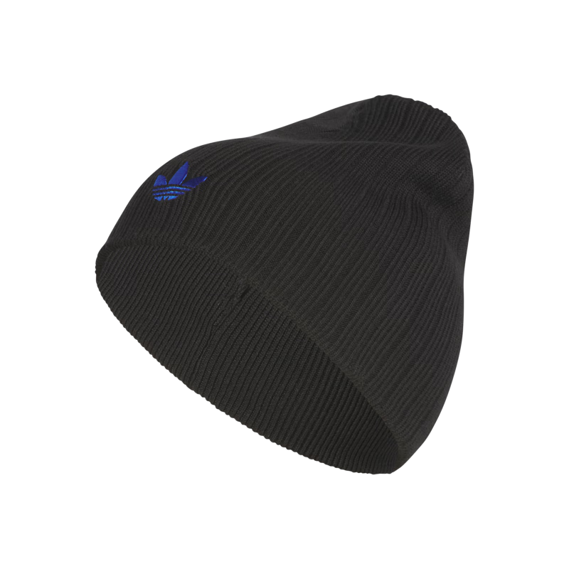 adidas时尚百搭运动针织帽男女新款阿迪达斯官方三叶草 黑色   均 码  