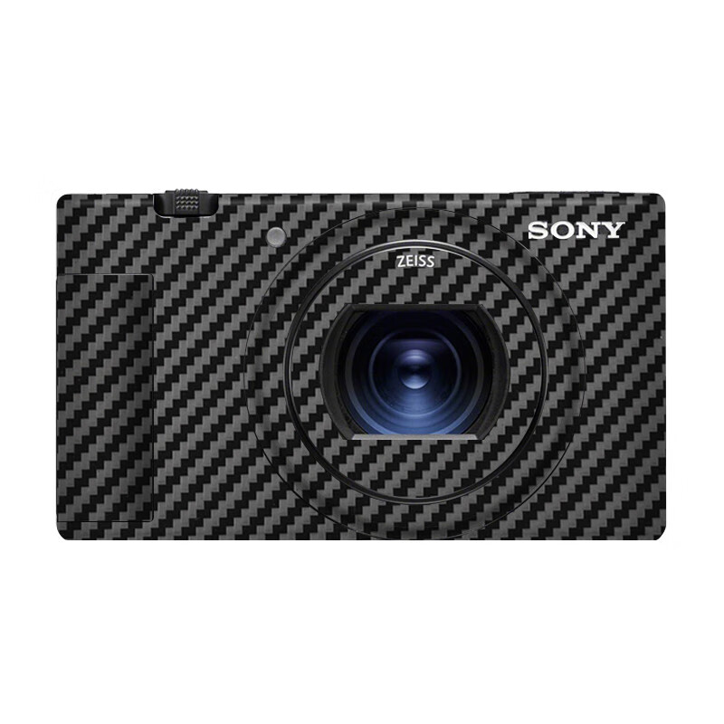 美本堂适用于SONYZV-1二代相机保护贴膜zv1m2贴纸全包3M 碳纤维黑