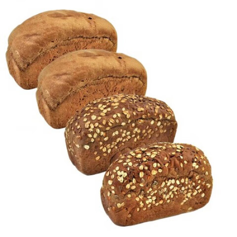 胖东来代购俄罗斯风味大列巴全麦早餐面包无蔗糖食品健身饱腹代餐黑麦麸 【共4斤】黑列巴 x2+燕麦1+五谷杂粮1