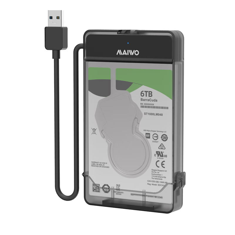 ���֣�MAIWO��2.5Ӣ���ƶ���еӲ�̺� USB3.0�ʼǱ�Ӳ�����ú� SSD��̬��еSATA����Ӳ�̺��� ��ɫ K104