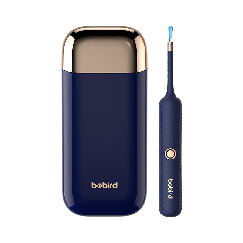 bebird無(wú)線(xiàn)智能可視耳勺潔耳器挖耳勺多功能挖耳屎套裝神器發(fā)光采耳耳勺 Tbebird3Plus-藍色