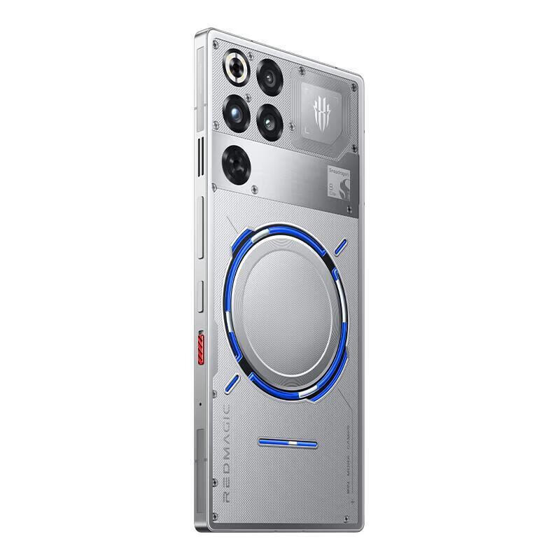 努比亚(nubia)红魔11 Pro+ 分期免息白条可选风冷水冷 第五代 骁龙 8版 红魔游戏电竞 氘锋透明银翼16GB+512GB 白条12期分期