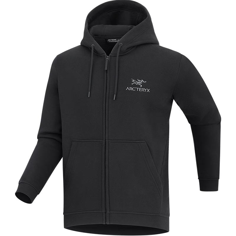 ARC'TERYX ʼ���� EMBLEM FLEECE FULL-ZIP HOODY ����ץ���� Black ��ɫ M 1440Ԫ