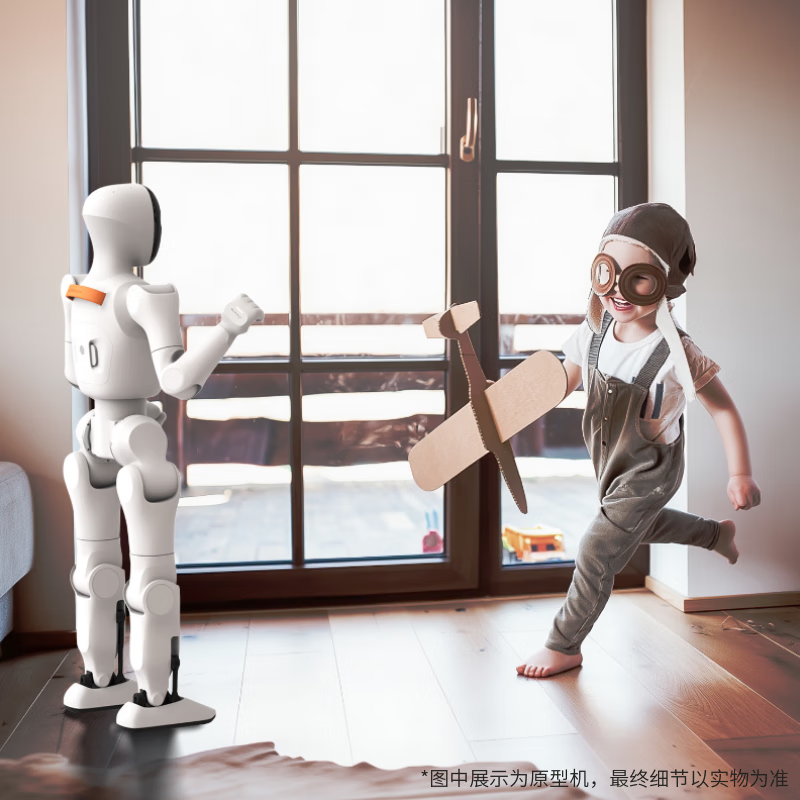 海豚小姐松延动力小布米Bumi人形机器人具身智能陪伴机器人赋能教育娱乐表演科研行走助力干活ai对话机器人 咨询客服 儿童家庭机器人