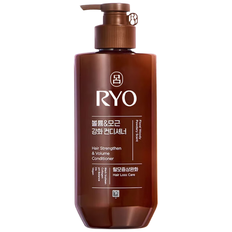 呂（Ryo）棕呂護發(fā)素480ml 控油防脫參層滋養(yǎng)頭皮強韌發(fā)根韓國進口年貨