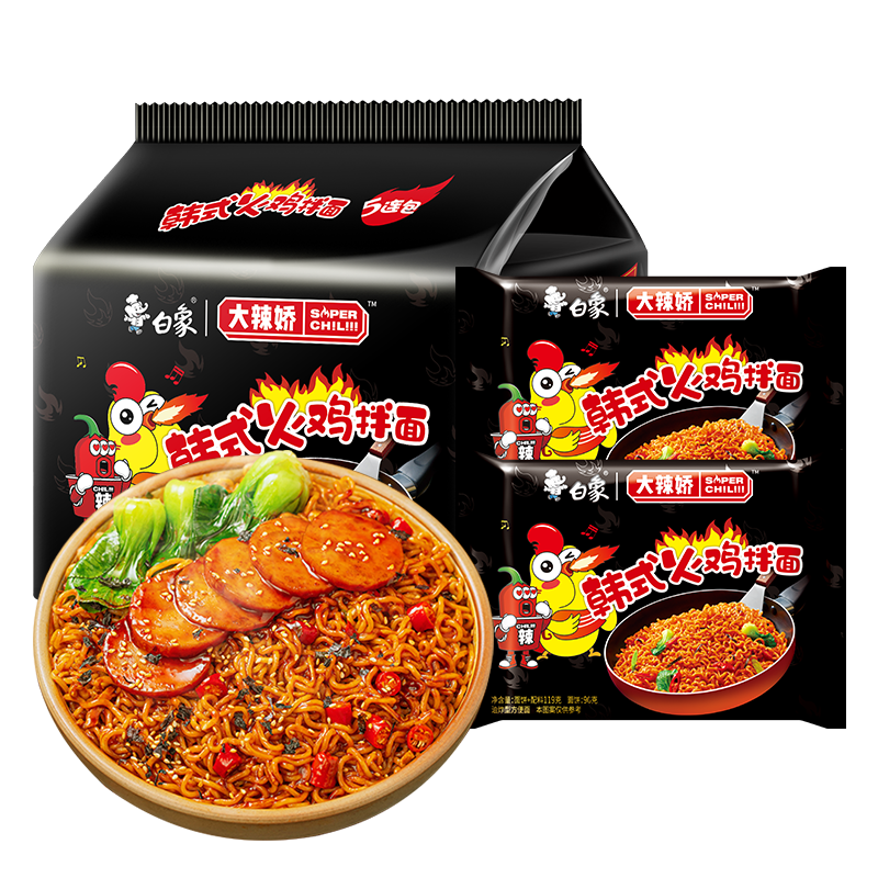 白象品牌方便食品系列,逐年上升的销量趋势