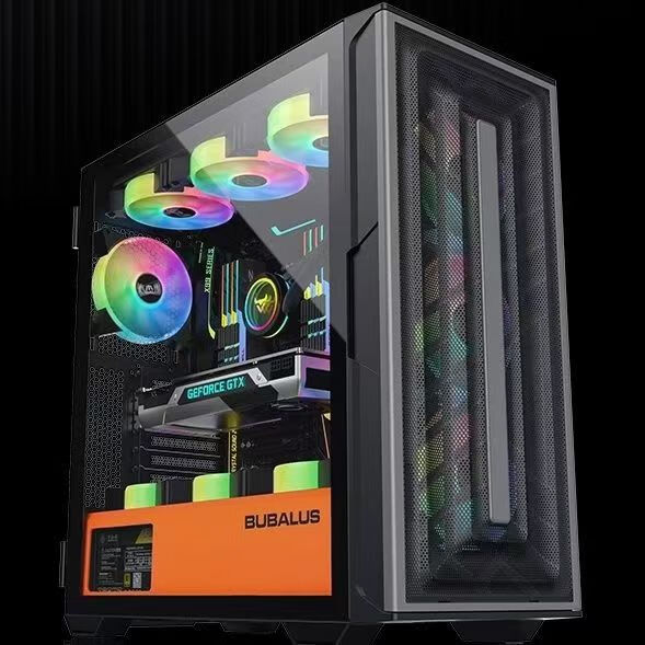 大水牛（BUBALUS）守护者S303电脑机箱 支持 双360水冷 E-ATX主板 风冷170MM 大水牛S303黑色 单机箱  不带风扇