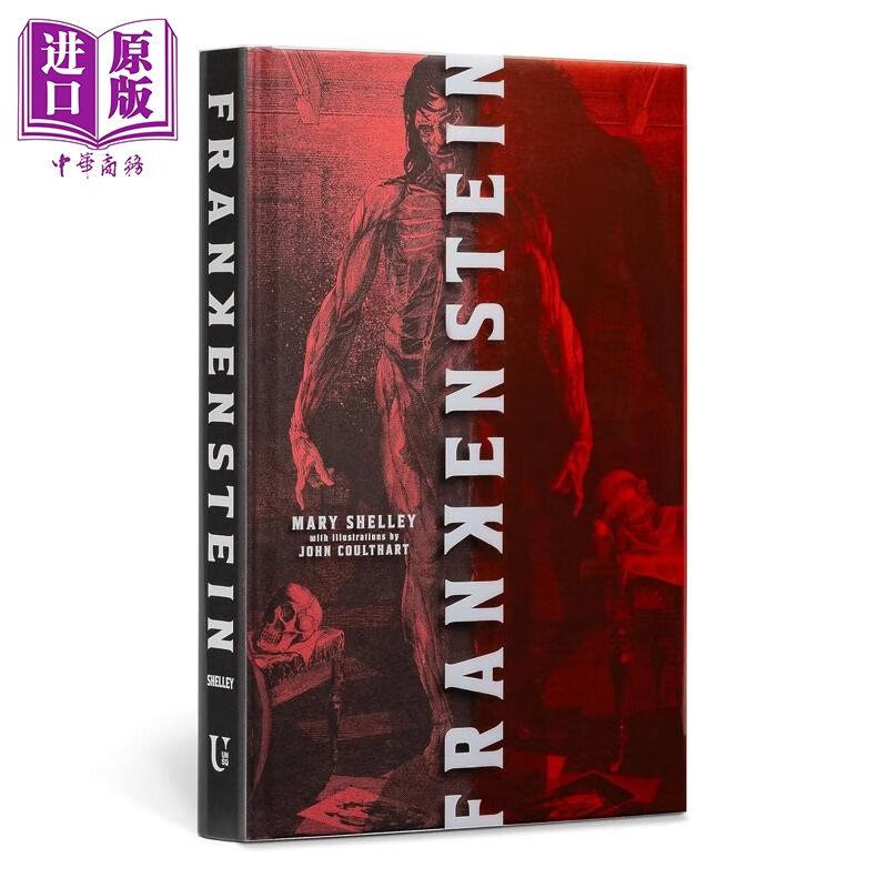 预售 弗兰肯斯坦科学怪人 豪华精装插图 哥特式恐怖小说 Frankenstein Deluxe Edition 英文原版 Mary Shelley