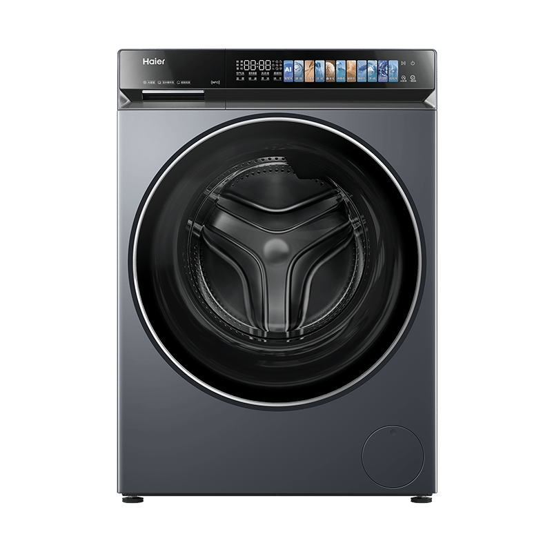 海尔（Haier）云溪4.0pro滚筒洗衣机全自动带烘干洗烘一体10公斤 自营7KJ3 超薄家用国家补贴 一级能效以旧换新