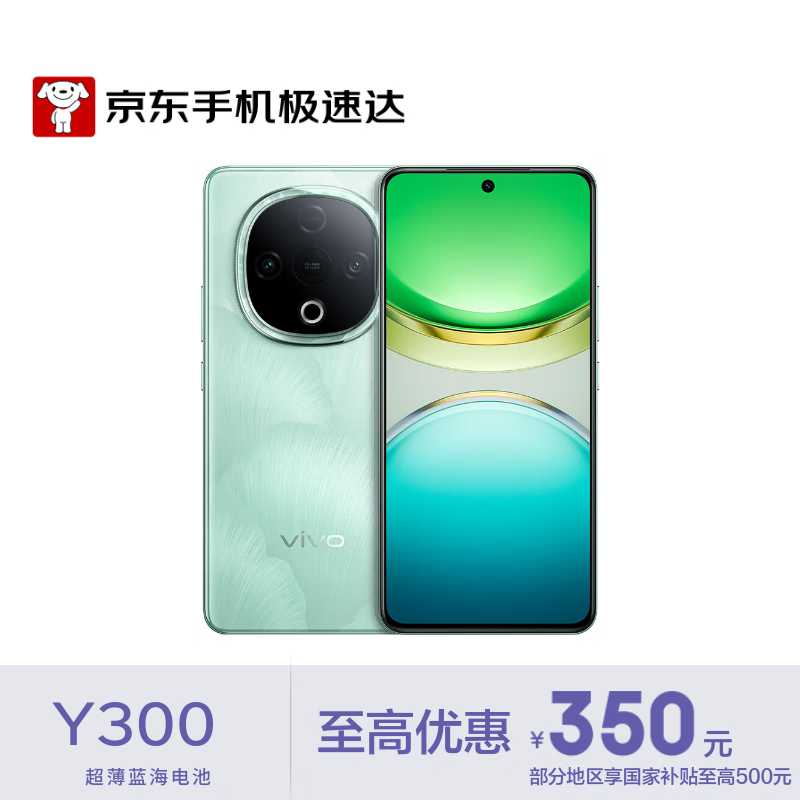 vivo Y300 ֻ һ 6500mAh  12GB+256GB 1214.1Ԫ()