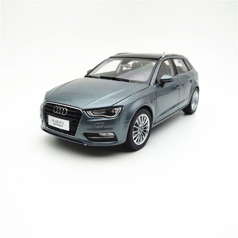 奧迪（AUDI）奧迪118國產(chǎn)原廠一汽A3車模合金汽車模型收藏禮品擺件 灰色原包 轎車