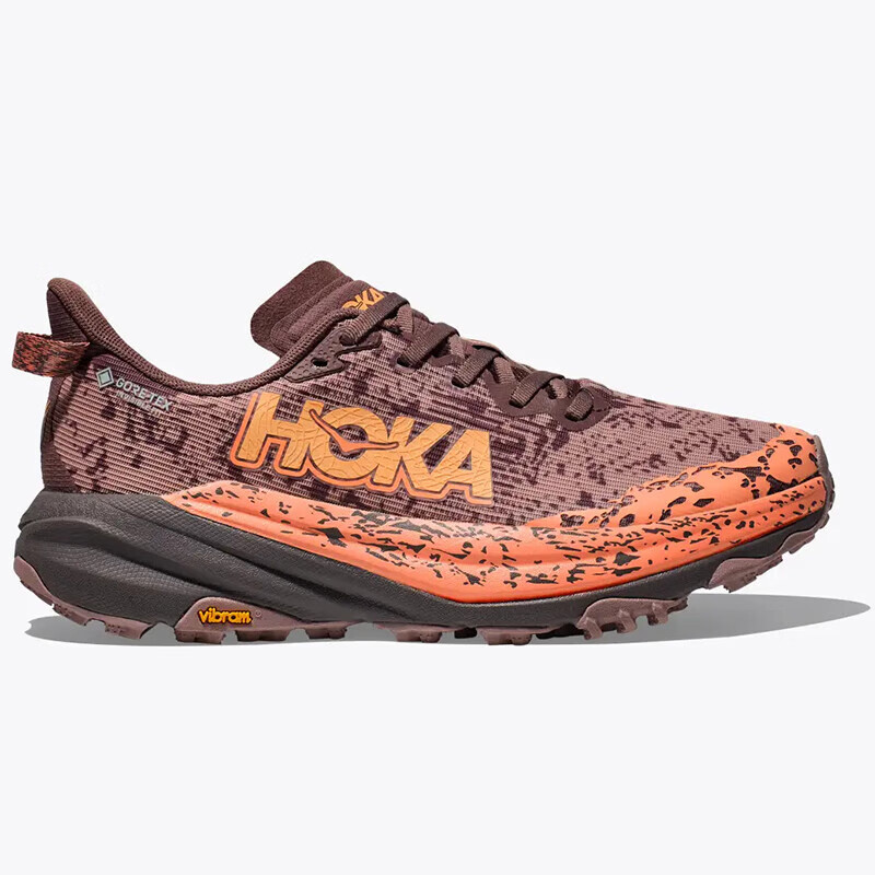 HOKA新款女士飞速羚羊6代防水跑鞋 Speedgoat 6 GTX耐磨防滑越野跑鞋 quartzite 石英岩 36 标准US5