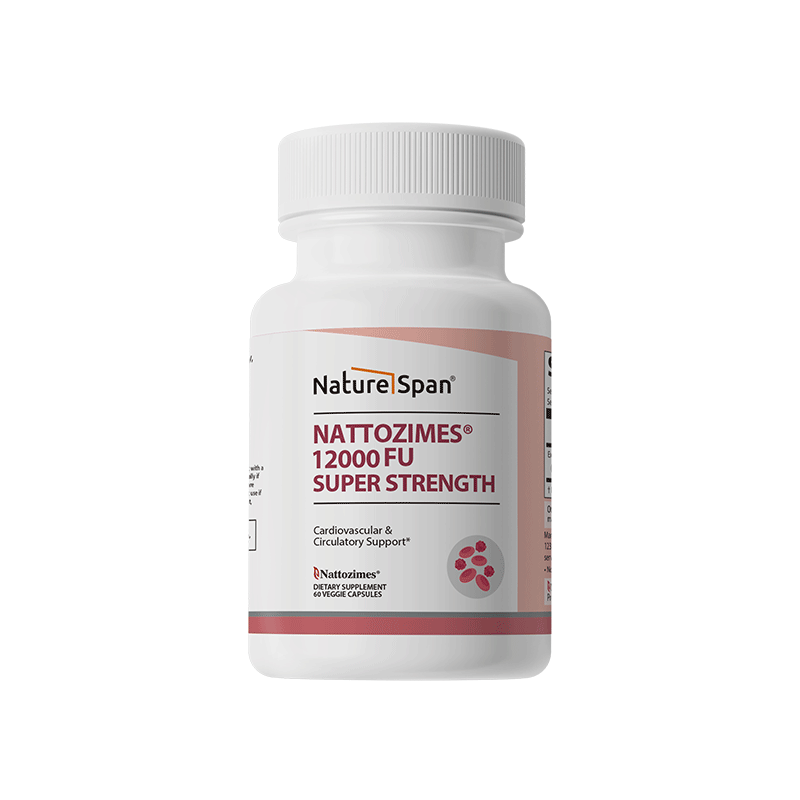 NATURESPAN纳豆激酶原装进口12000FU胶囊90粒软化疏通血管高降血脂血压血栓