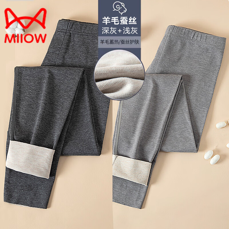 ���ڲ�����è�ˣ�MiiOW��������ʿ��㱣ů��Ӻ�����޺���ë��˿��״�ɫ�����߿��޿㶬 ���+ǳ�� ������ë��ů+��˿�� 2XL ��125-145� 141.9Ԫ