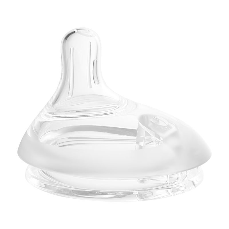 小雅象奶瓶專用奶嘴新生嬰兒偏心仿母乳奶嘴寬口徑奶瓶配件（SS號奶嘴）