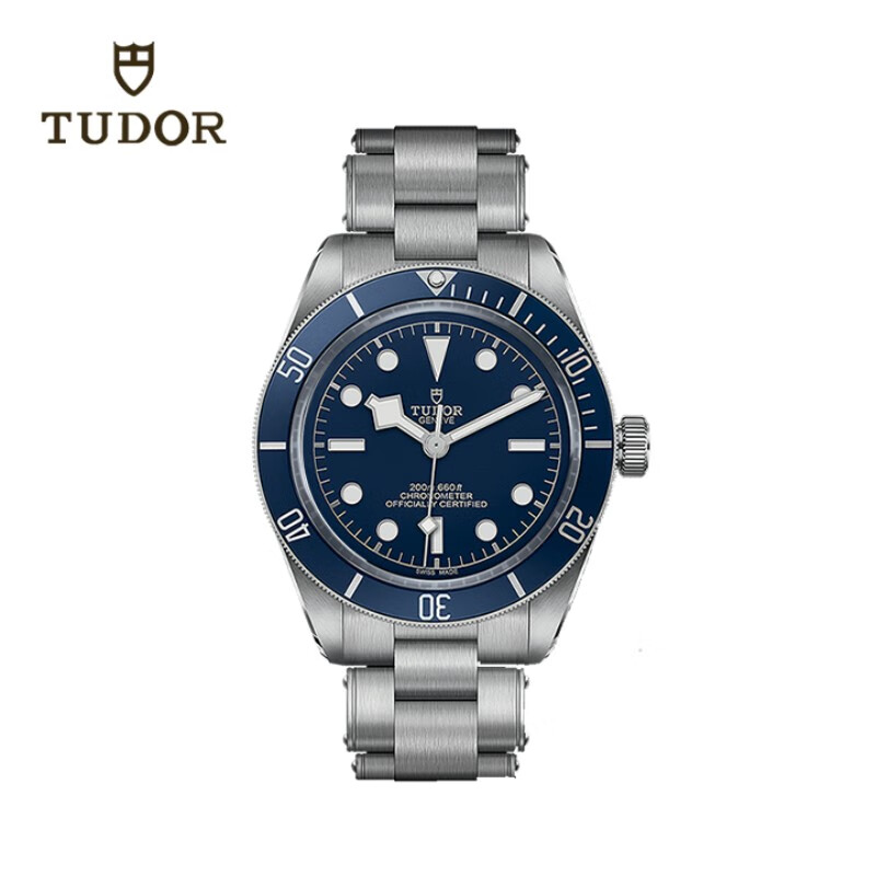 帝舵（TUDOR）碧湾 瑞士手表 钢带蓝盘 机械男表 39mm M79030B-0001