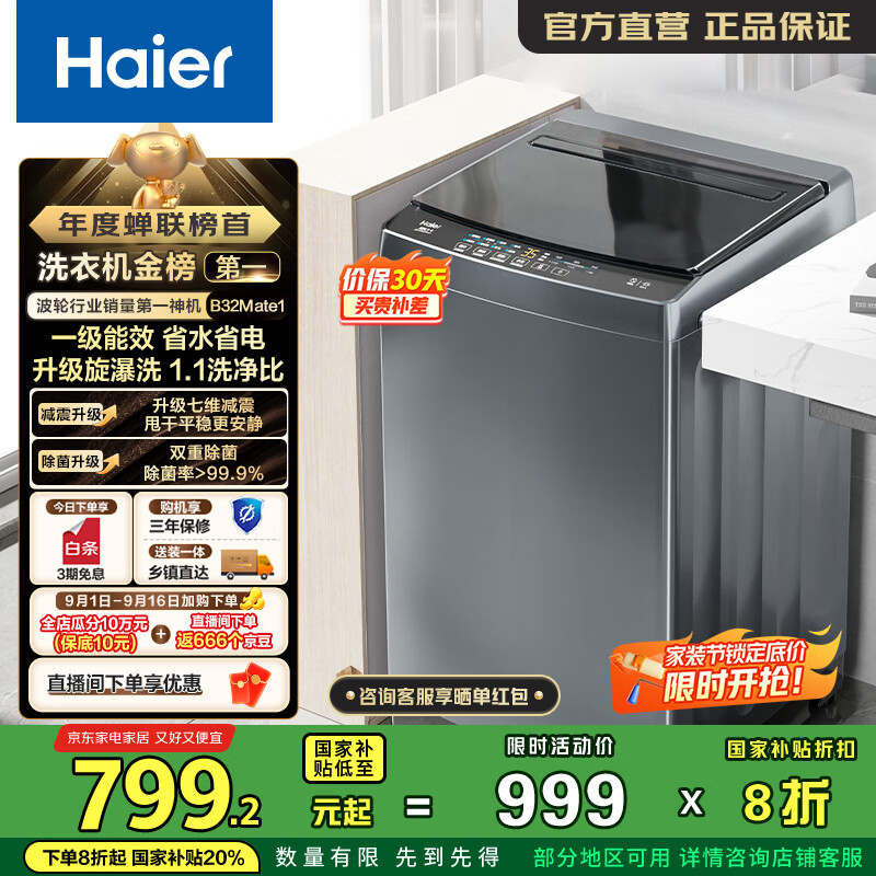 Haier/���� ���� 10kg Mate1 EB100B32Mate1