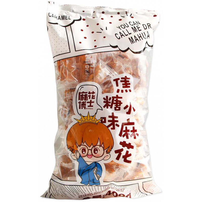 陳吉旺福陳吉旺福麻花博士蔥香味獨(dú)立裝芝麻焦糖香味重慶休閑零食 蔥香味+焦糖味+芝麻味/各1袋