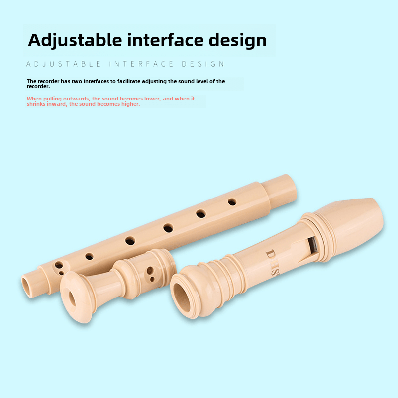 奇美Dhs齊美高音豎笛6孔8孔g 8孔C調(diào)兒童初學(xué)者成人六孔長笛學(xué)生 6孔DHS豎笛標(biāo)配