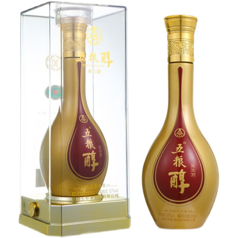 五粮液股份 五粮醇 浓香型白酒 收藏送礼 50度500ml*6瓶五粮醇臻选10