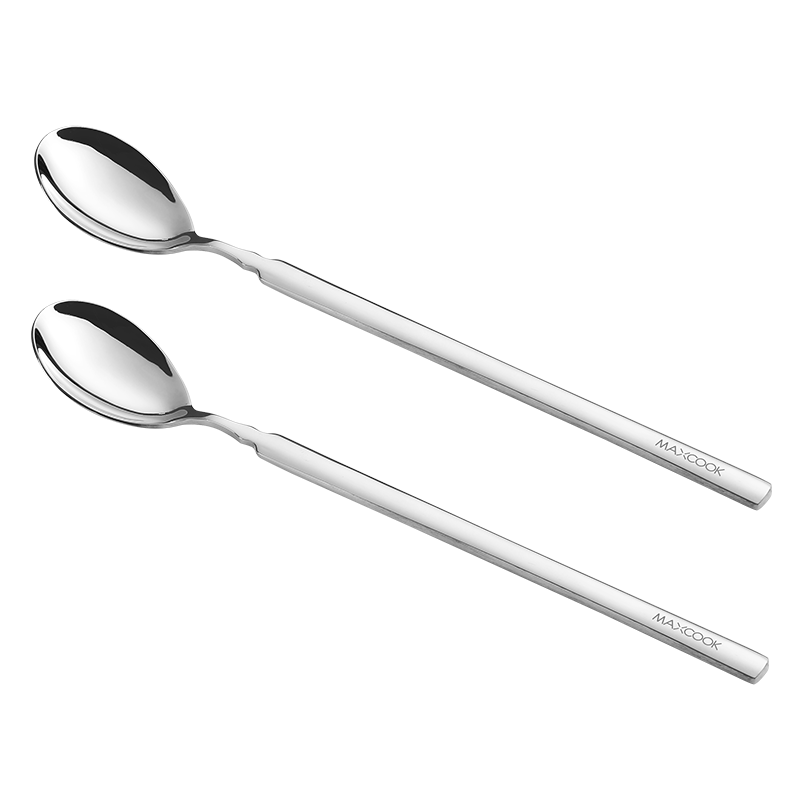 美廚（maxcook）316L不銹鋼長柄勺子食品級(jí) 攪拌勺咖啡勺棒調(diào)羹家用勺子MCGC4614