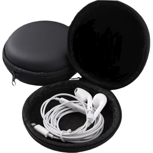 【带收纳包】有线耳机 入耳式耳机适用于安卓华为OPPO苹果小米手机通话运动跑步游戏电脑耳麦 收纳盒