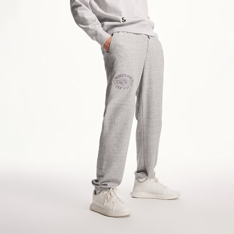 杰克·琼斯(JACK&JONES)男士运动休闲裤卫裤合集 22431D006浅花灰色 L 180偏大,建议拍小一码