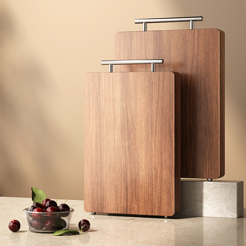 菜板5折发車 四季沐歌 乌檀木菜板 含把手 36.7亓，双面可用 抗菌防霉 - 线报酷