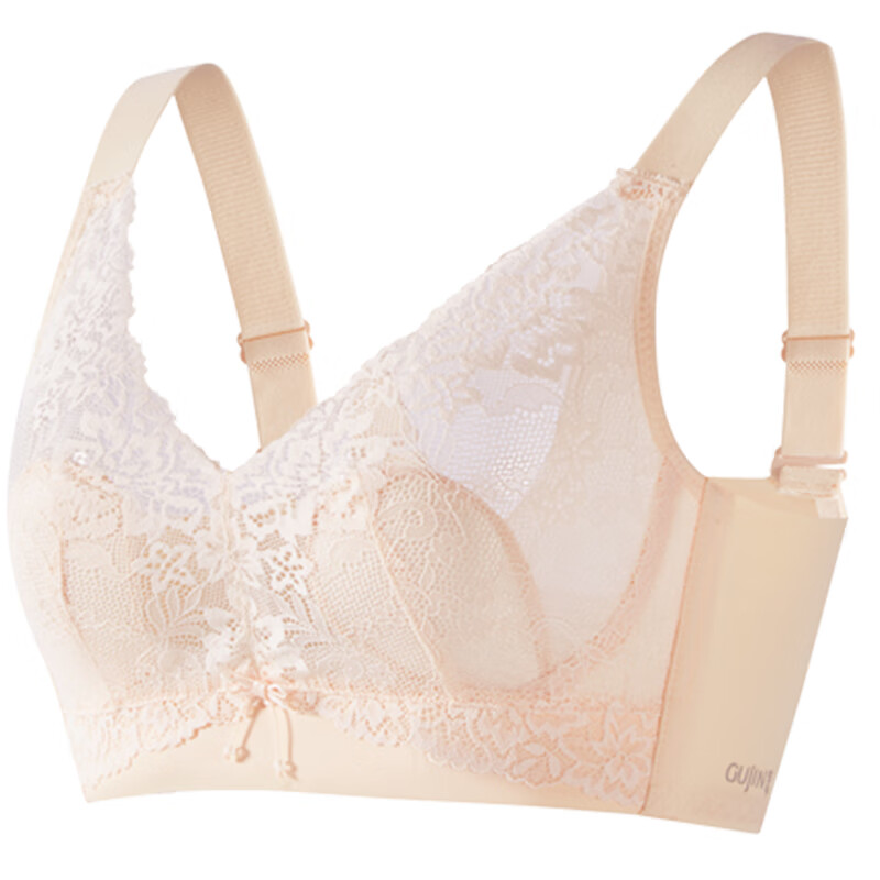 古今内衣女无痕聚拢防下垂收副乳上托蕾丝文胸罩夏季薄款透气  浅蓝 85C 38C