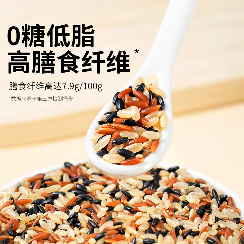 盖亚农场（Gaia Farm）有机糙米 (五谷杂粮米粗粮 真空包装 ） 有机三色糙米2.3kg