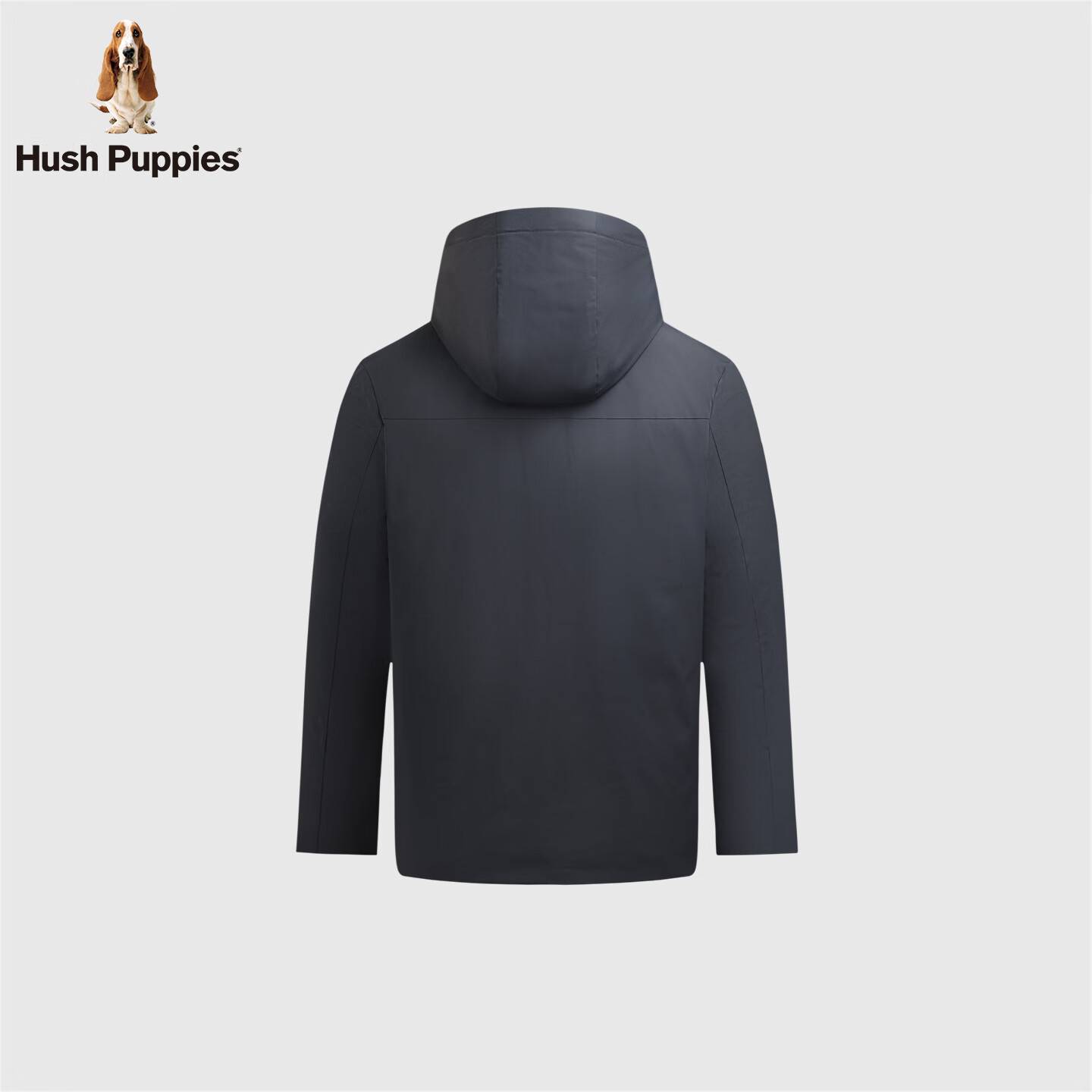 暇步士（Hush Puppies）【挺括有型】男装2025冬季新款蓬松舒适锁温安心绒羽绒服 墨蓝色 XL