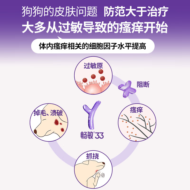 鼎伴犬用清敏冻干颗粒-鼎半畅敏33盒装 1盒27g(30片)