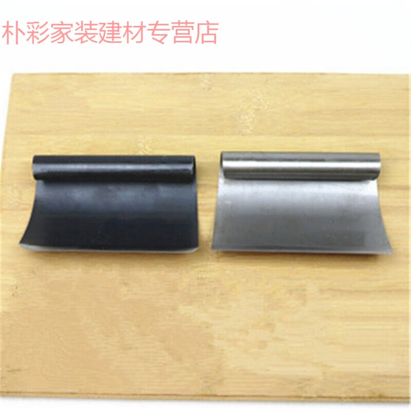 朴彩不锈钢刮毛刀锰钢刮猪毛刀刨猪皮杀猪刮毛刀拔毛刮毛工具家用工具 锰钢和不锈钢各1个