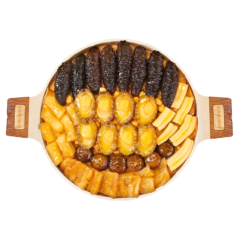 德叔鲍鱼正宗佛跳墙大盆菜3斤装辽刺参花胶海鲜送礼年货礼盒源头直发包邮 